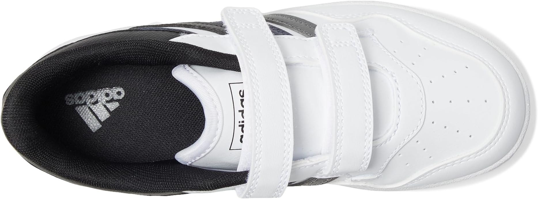 Кроссовки adidas Kids Hoops 4.0 Shoes, цвет White/Black/Shadow Navy — фото 2