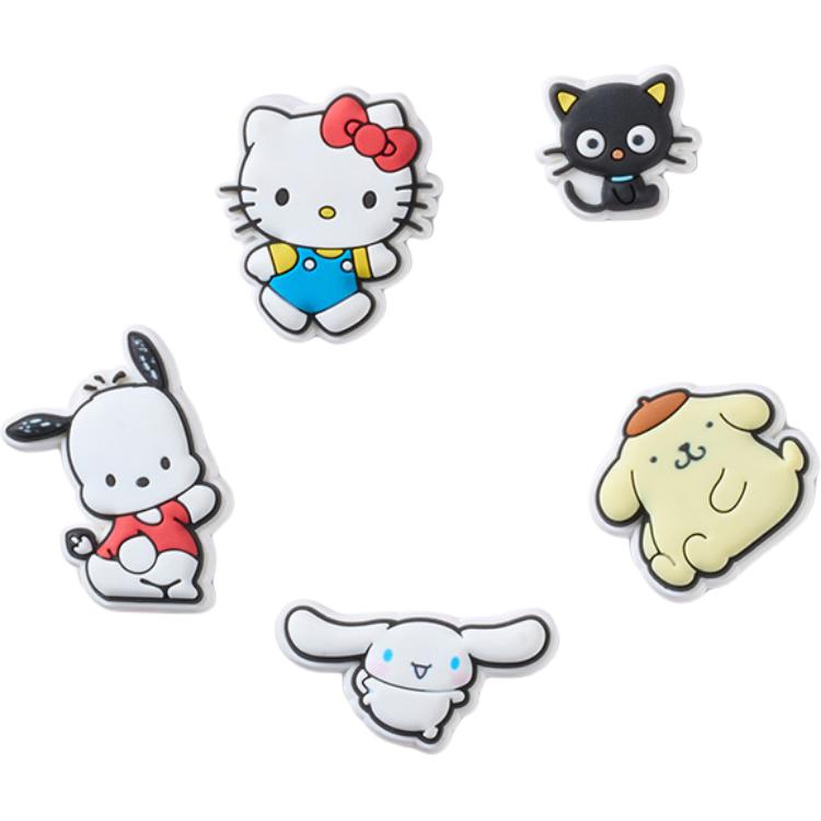 

Пряжка для обуви из ПВХ Unisex Sanrio Friends набор из пяти штук Crocs, Sanrio Friends Five-Piece Set