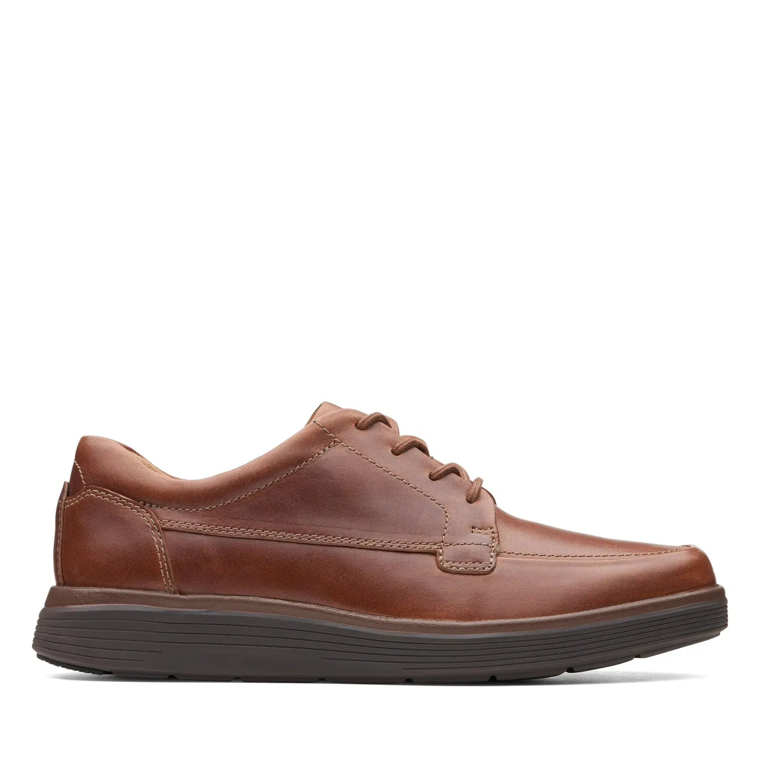 Дерби Clarks из темно-коричневой кожи, коричневый