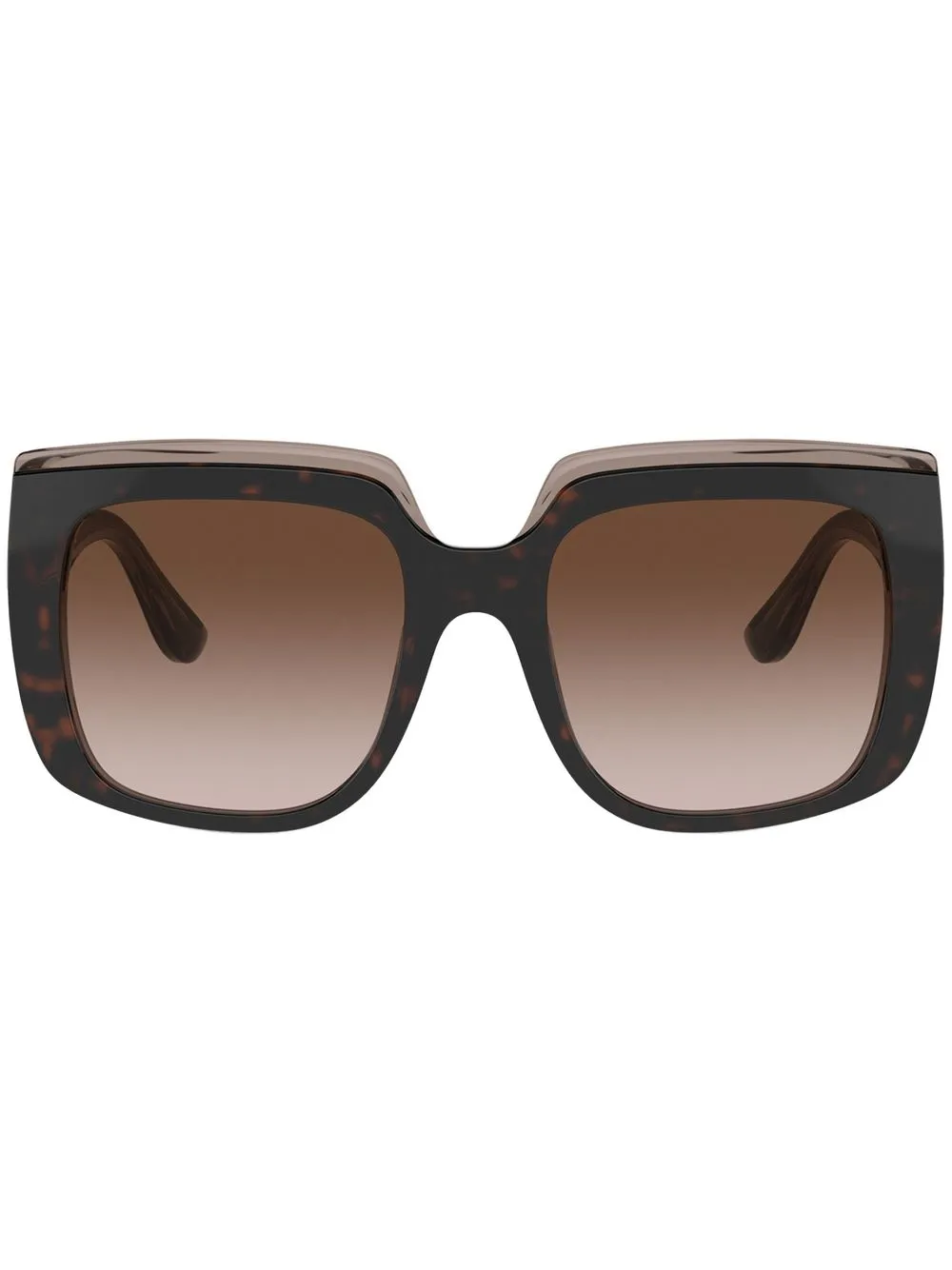 

Солнцезащитные очки в квадратной оправе Dolce & Gabbana Eyewear, коричневый