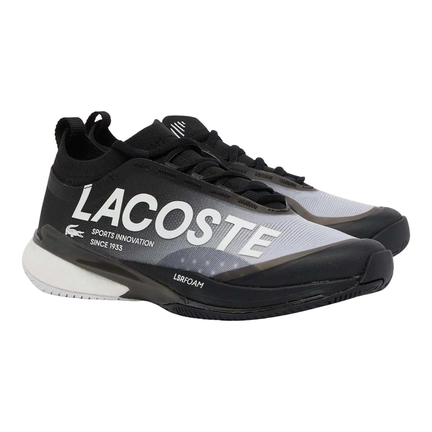 Кроссовки для тенниса Lacoste AG-LT25 Lite, Black & White