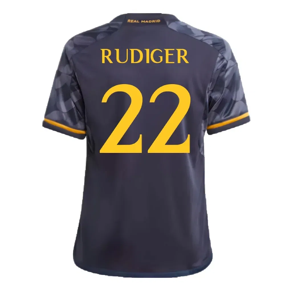 Футбольная футболка Real Madrid Rudiger 22, темно-синий — фото 2