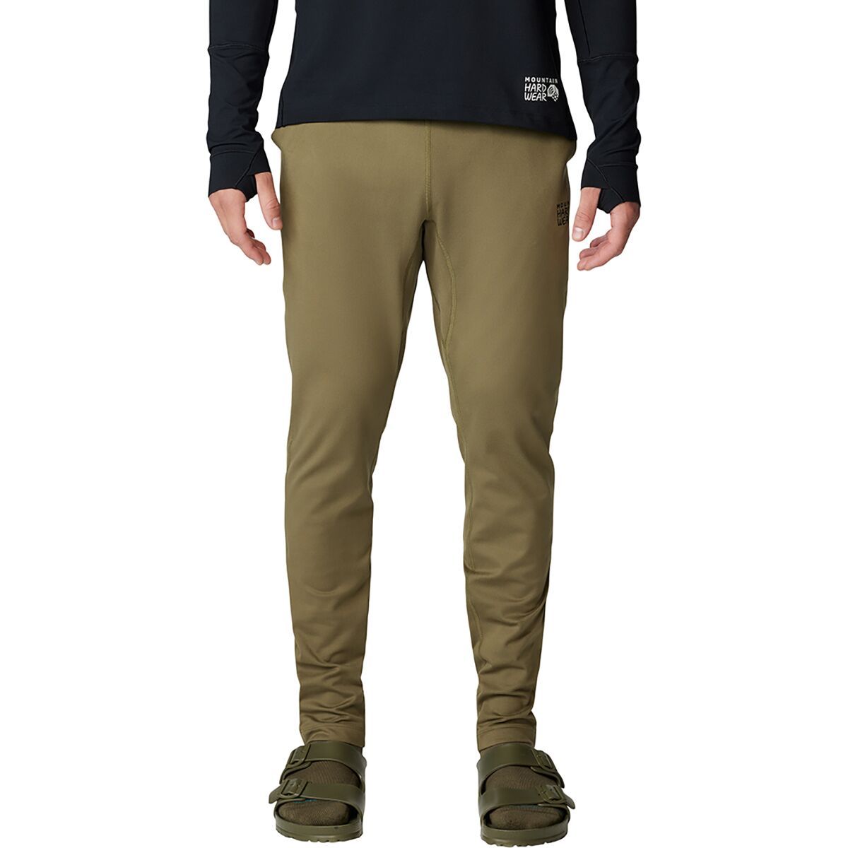 

Брюки слим из веганской замши Mountain Hardwear, зеленый