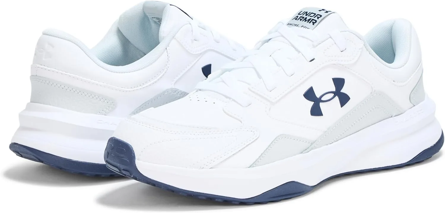 Мужские кроссовки Under Armour UA Edge Lthr Cross Trainer, белый/синий/серый — фото 3