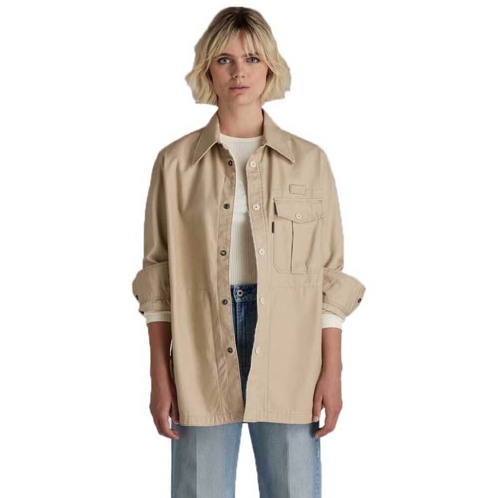 

Куртка G-Star Naval Collar Overshirt 2.0, зеленый