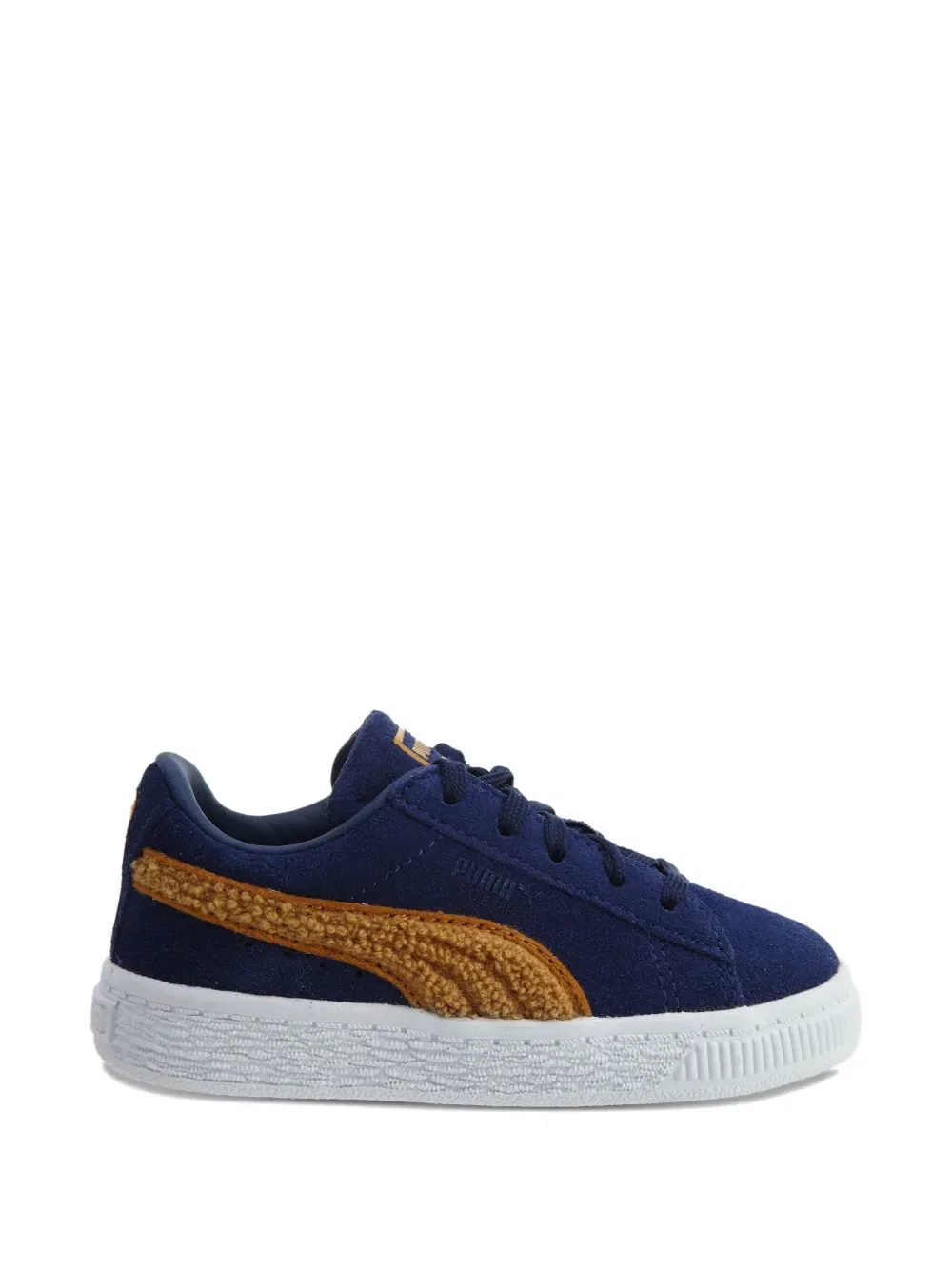 Классические замшевые махровые кроссовки Puma Kids, синий