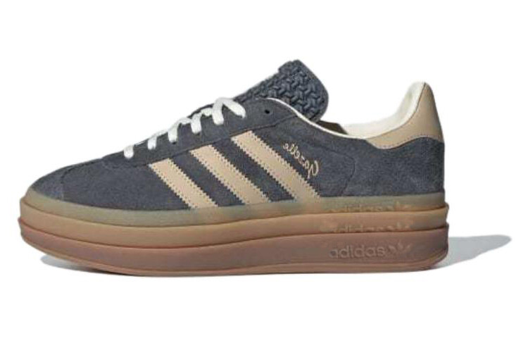 Женские кроссовки для скейтбординга adidas originals Gazelle, Серый/Коричневый