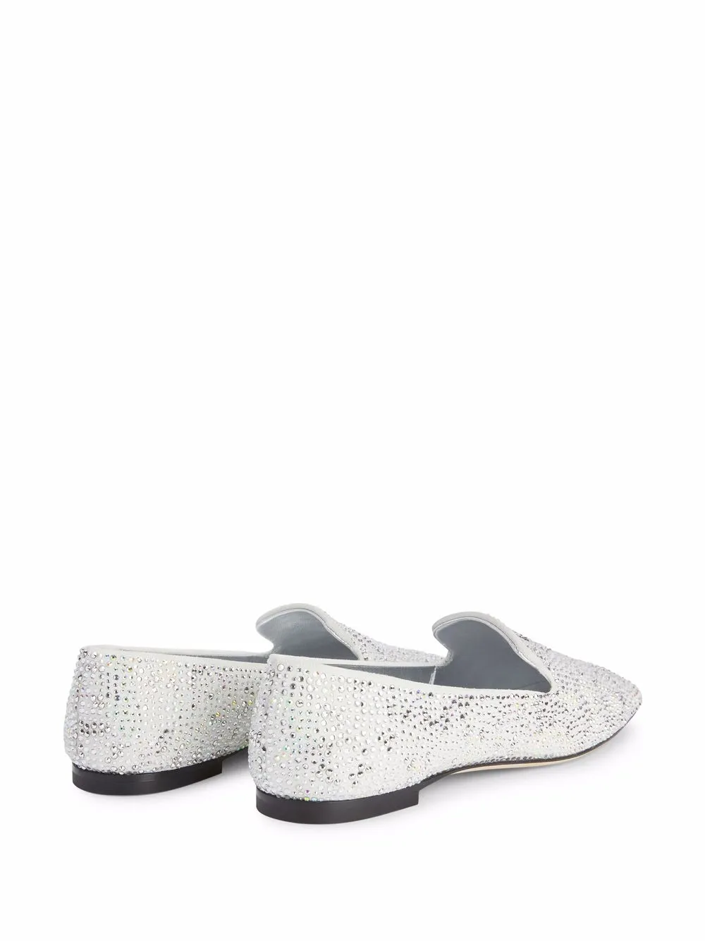 Лоферы Pigalle Starlight Giuseppe Zanotti, белый — фото 2