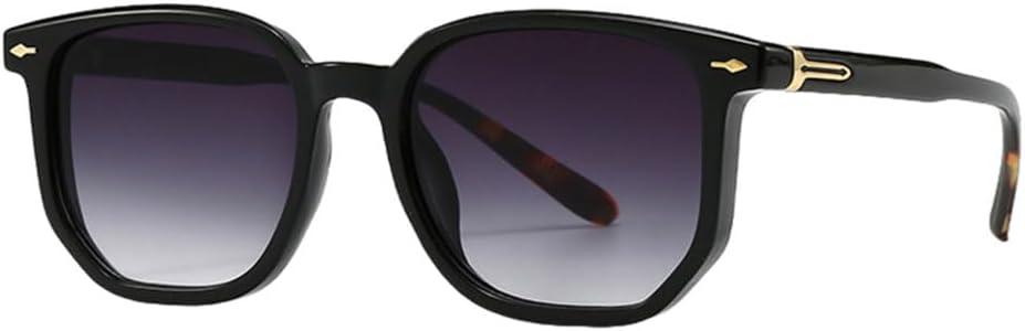 

Солнцезащитные очки MUTYNE квадратной формы для женщин и мужчин, зеленые, синие, коричневые, в стиле ретро, ​​защита от УФ-излучения UV400, мужские и женские, Black With Gray