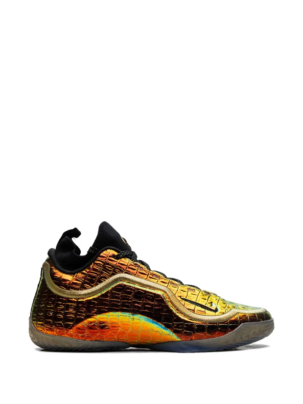Кроссовки Lebron 23 с металлическим тиснением Nike, золото