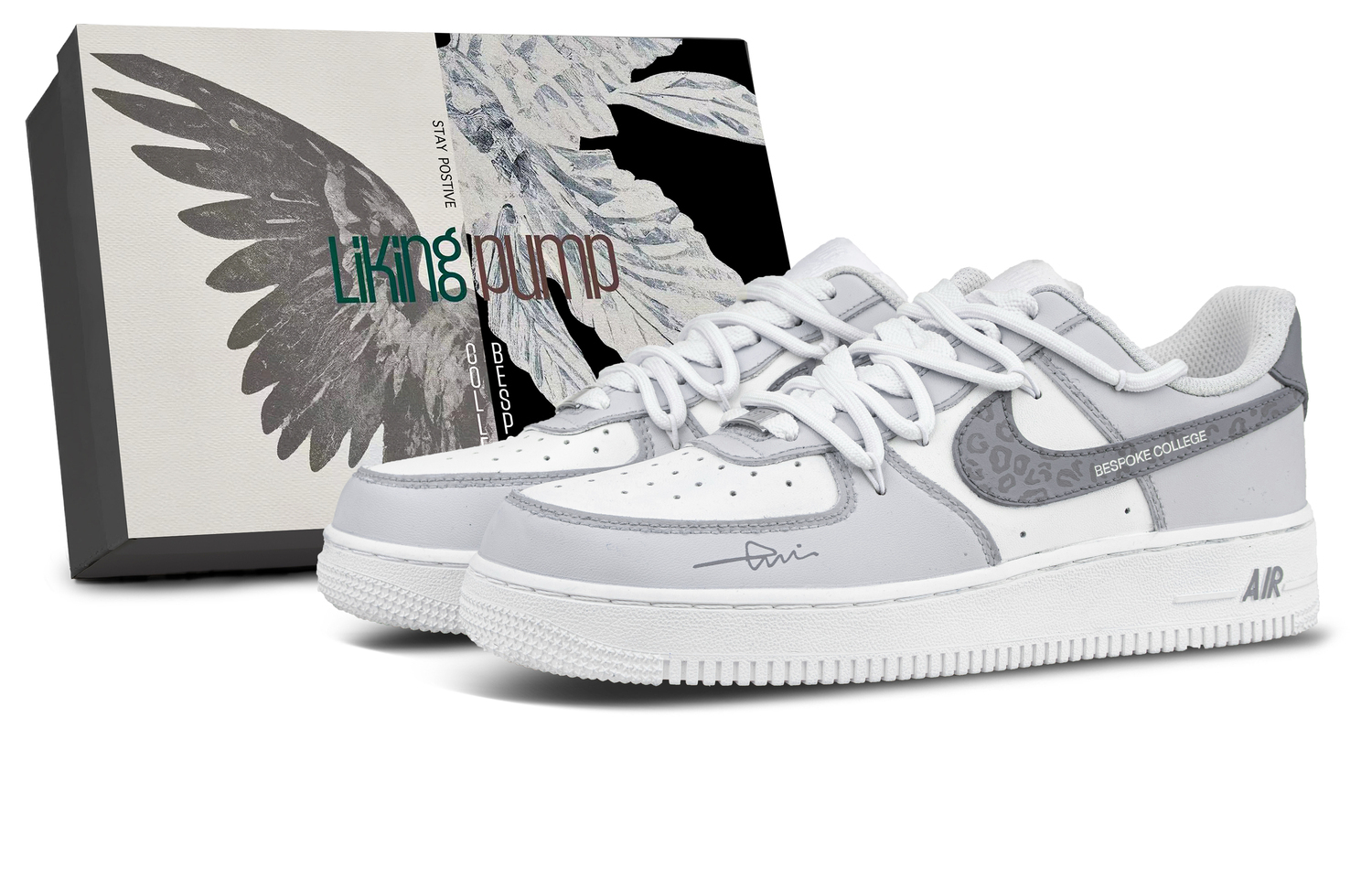 

Nike Кроссовки для скейтбординга Low top с кожаными вставками, Unisex, белый, фиолетовый, серый