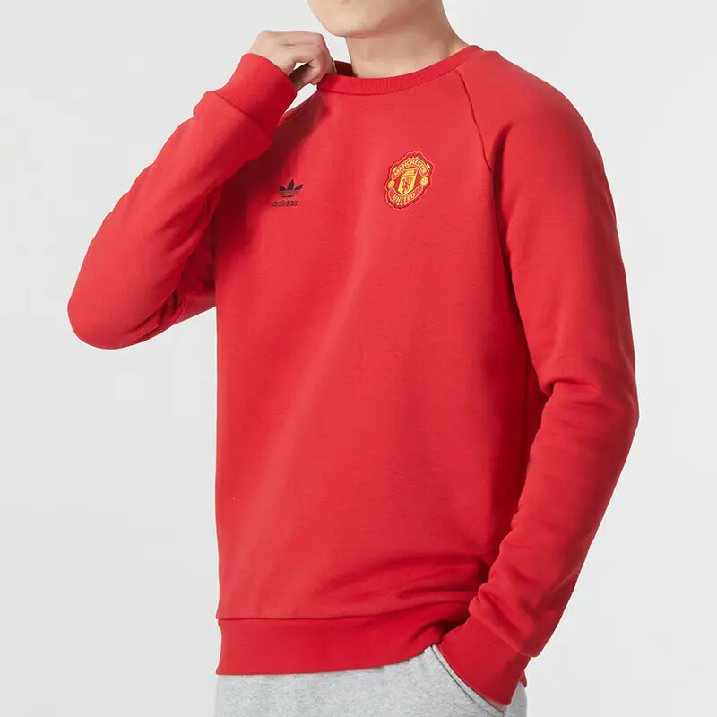 Толстовка мужская красная Adidas Originals, красный — фото 4