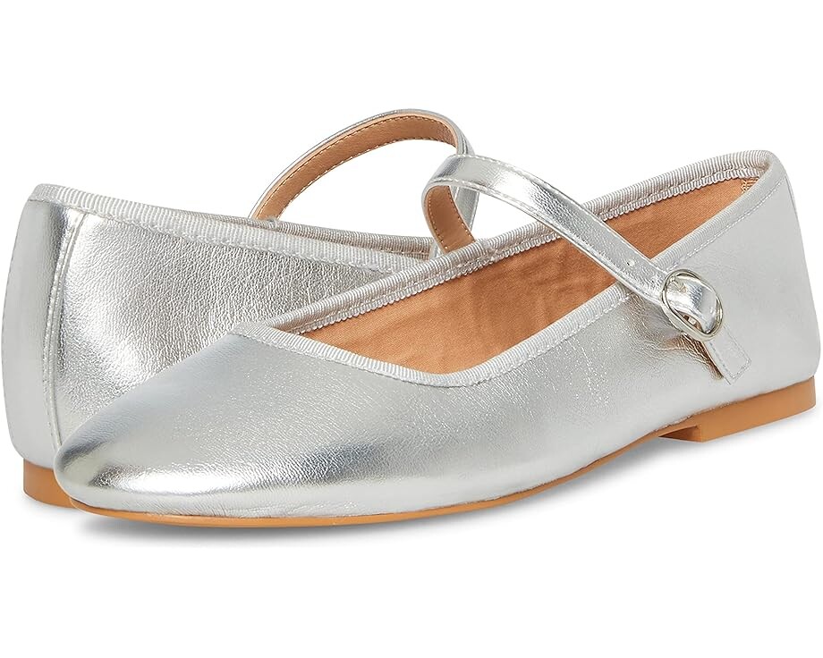 

Туфли на плоской подошве Steve Madden Violette Flat, цвет Silver Metallic