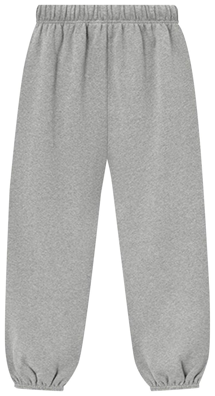 Детские классические флисовые спортивные штаны Fear of God Essentials, серый — фото 2