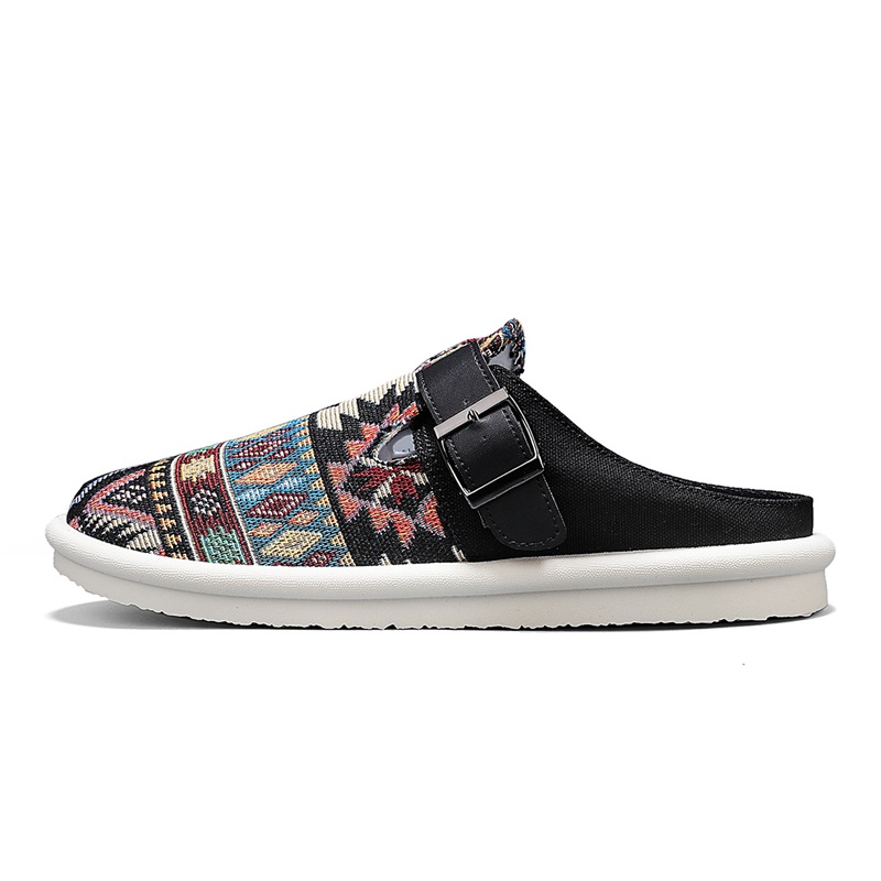 

Мужские тапочки с закрытым носком на подошве Vibram EGCHI, черный