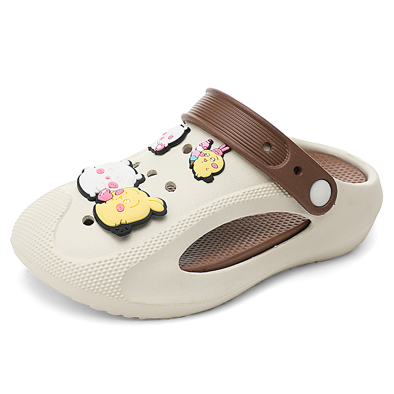 

Тапочки детские противоскользящие FIRS Kids, бежевый/коричневый