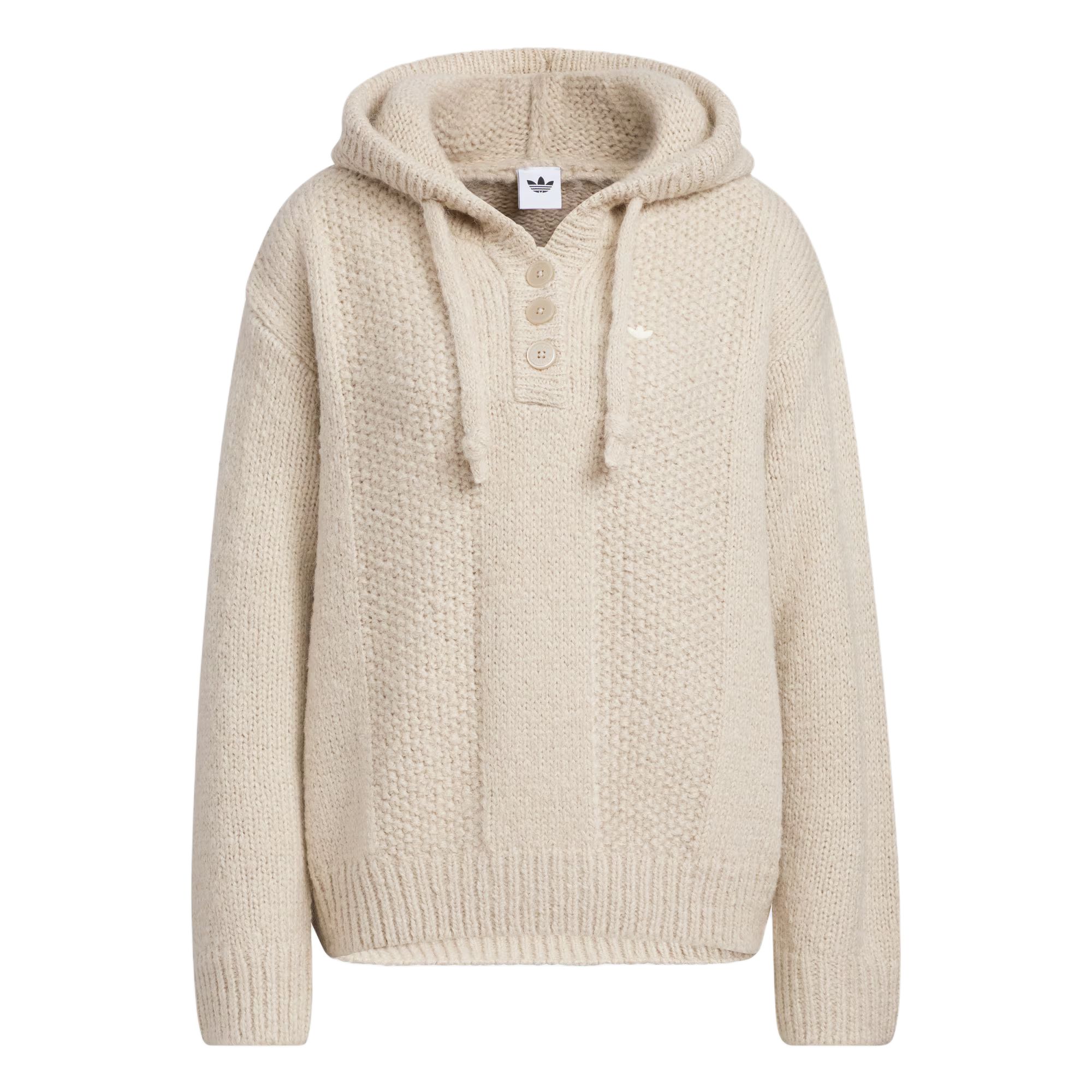 

Вязаный свитер FW25 для женщин Adidas Originals, коричневый