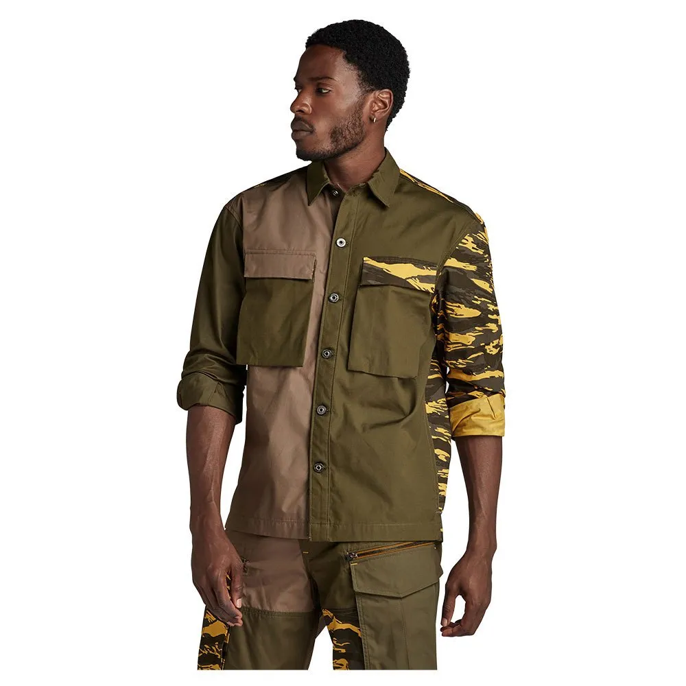 

Рубашка G-Star R-3N Boxy, зеленый