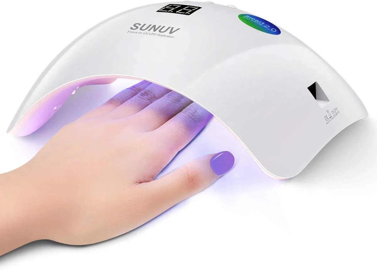 УФ LED лампа SUNUV для гель-лака с таймером и автоматическим датчиком Sunuv