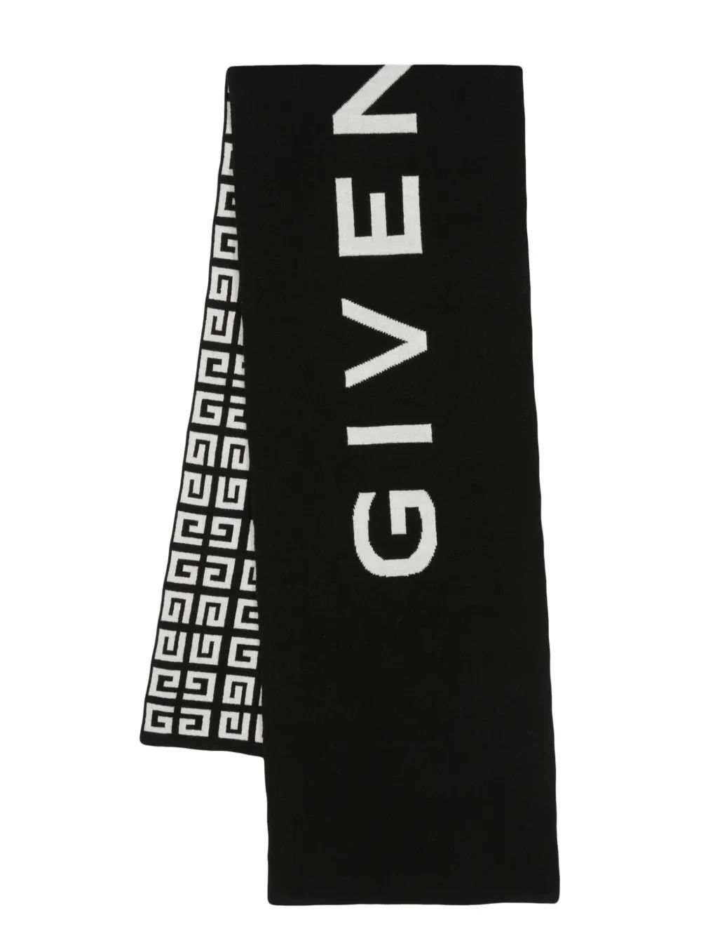 

Двусторонний шарф с логотипом Givenchy, черный