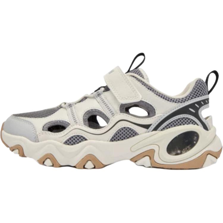 

Нескользящие износостойкие низкие кроссовки для детей и подростков QIAODAN, бежевый