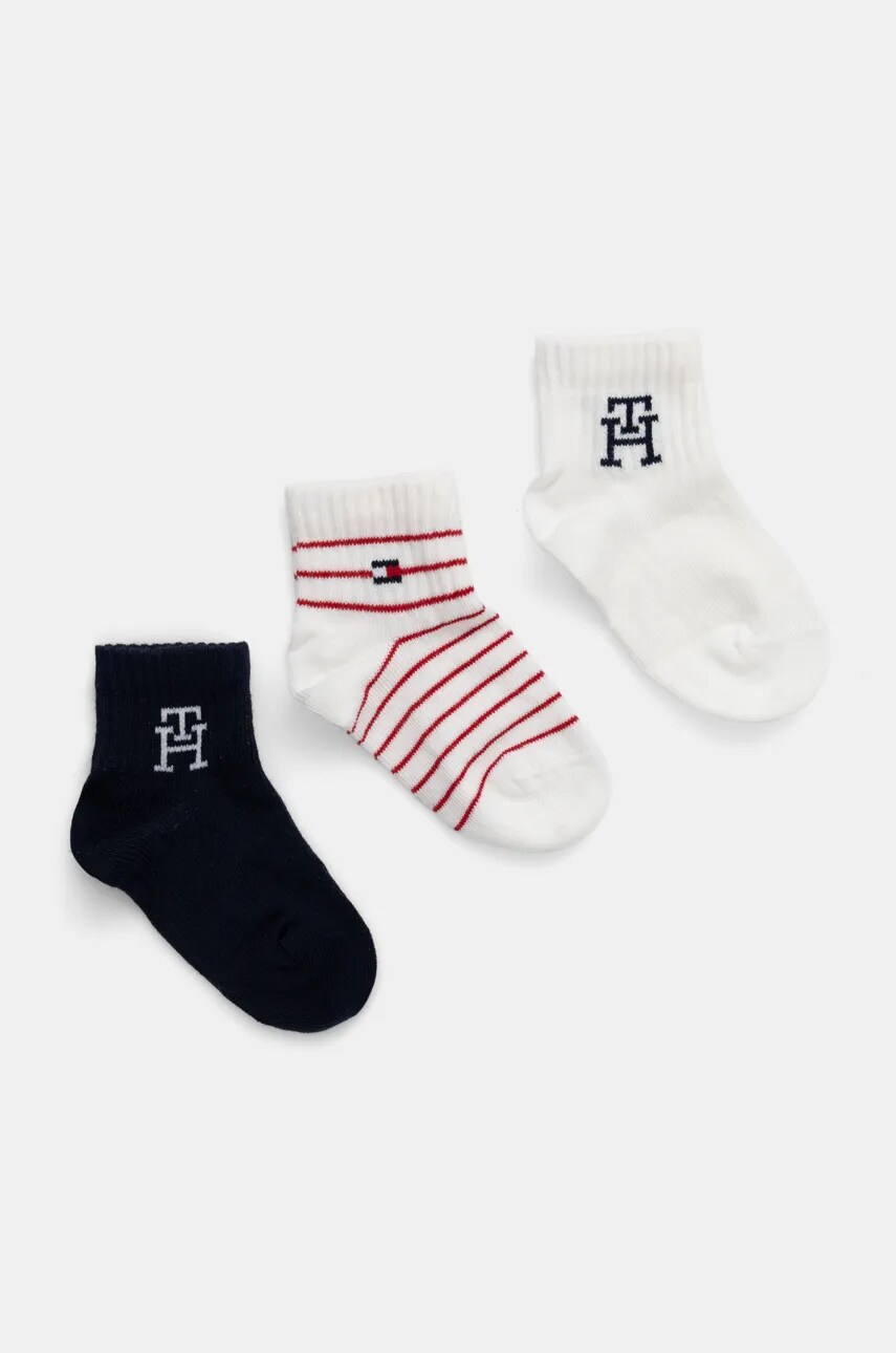 

Детские носки, 3 шт. в упаковке Tommy Hilfiger, темно-синий