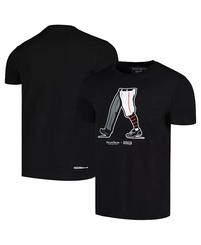 

Мужская и женская черная футболка Field of Dreams Moonlight Baseballism