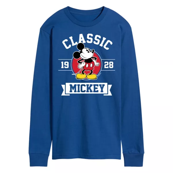 

Футболка мужская с длинным рукавом "Микки Маус" классический 1928 Disney, синий
