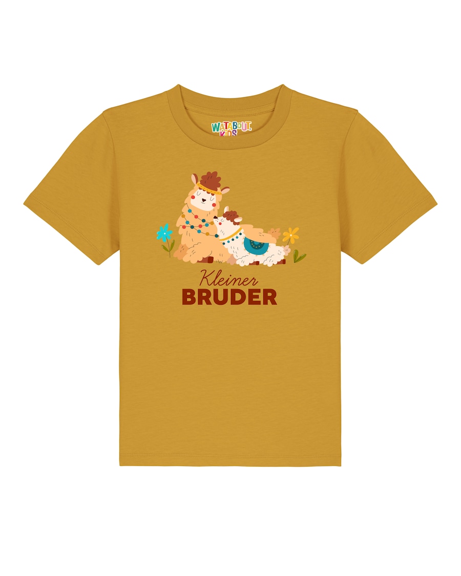 Рубашка watabout.kids Lama Kleiner Bruder, желтый