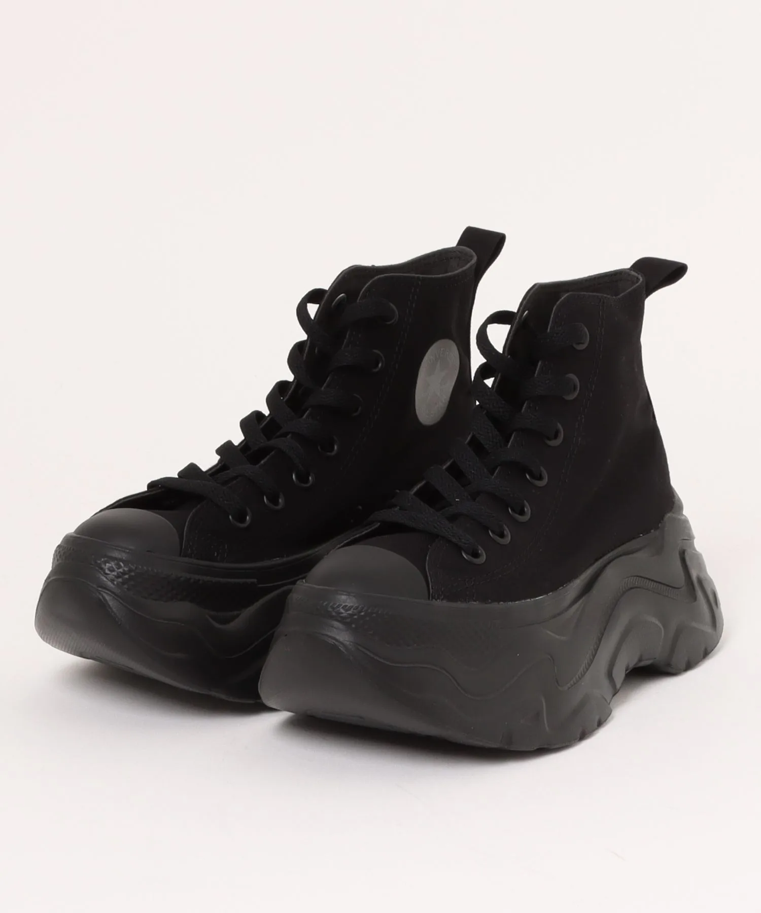 Мужские кроссовки высокие на толстой подошве CONVERSE AS CITYHIKE HI 31315870 черные