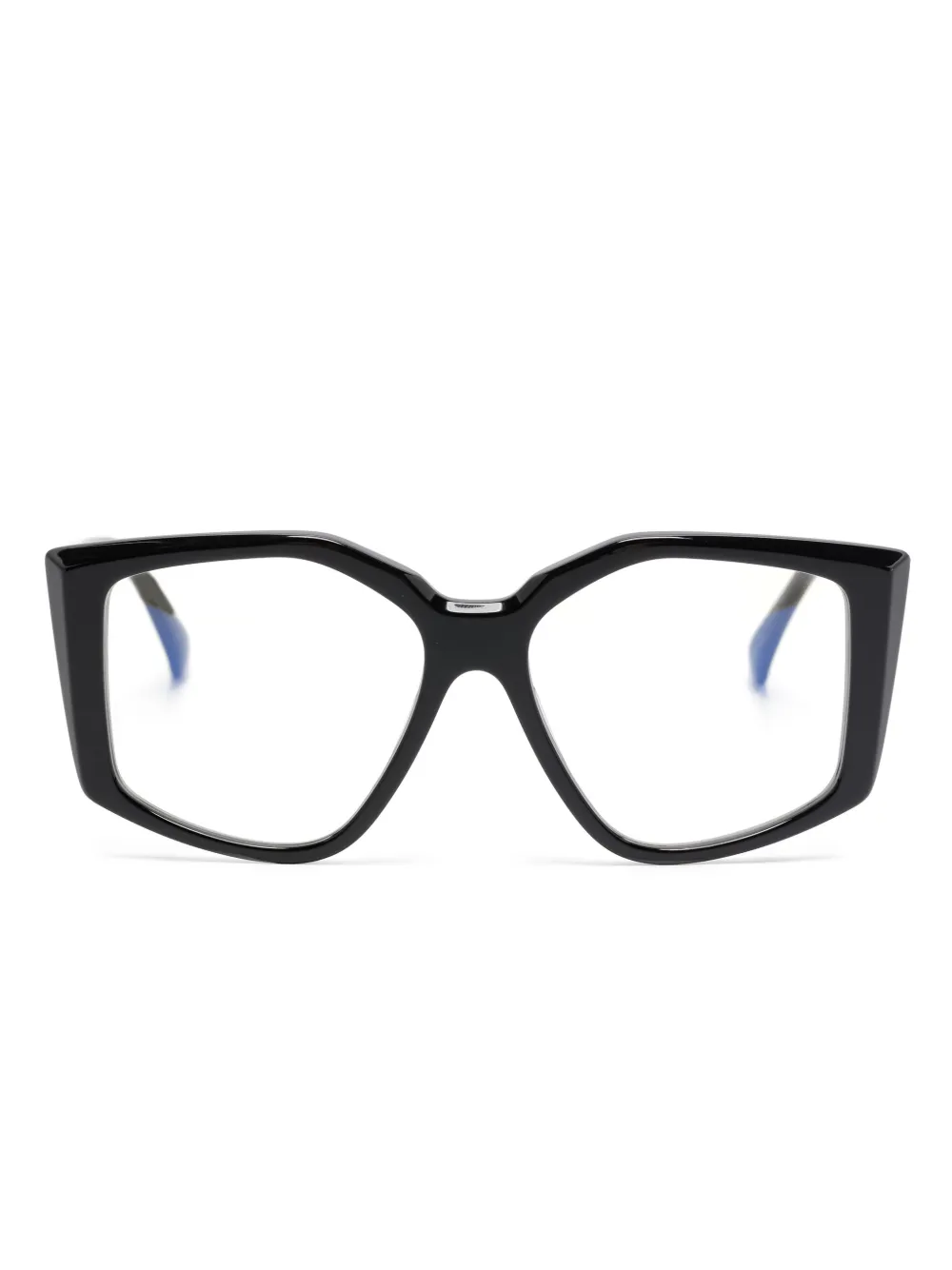 

Очки в массивной оправе Max Mara, черный