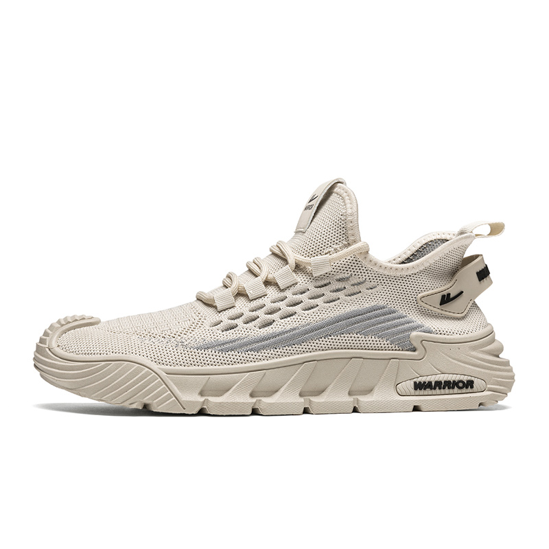 

Повседневные туфли мужские низкие серые WARRIOR, Beige Gray