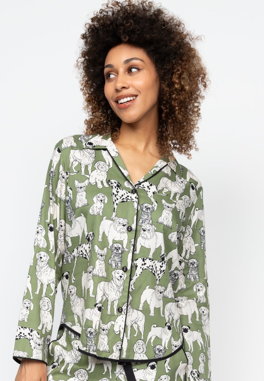 

Верх пижамы NANCY DOG Cyberjammies, зеленый