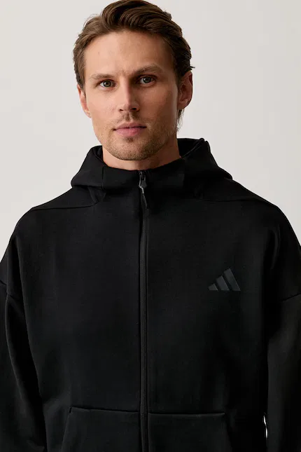 Олимпийка спортивная мужская Z.N.E. Adidas, черный — фото 4