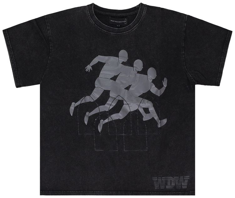 

Футболка с коротким рукавом «Who Decides War Hurdle» черного цвета, Черный, Футболка с коротким рукавом «Who Decides War Hurdle» черного цвета