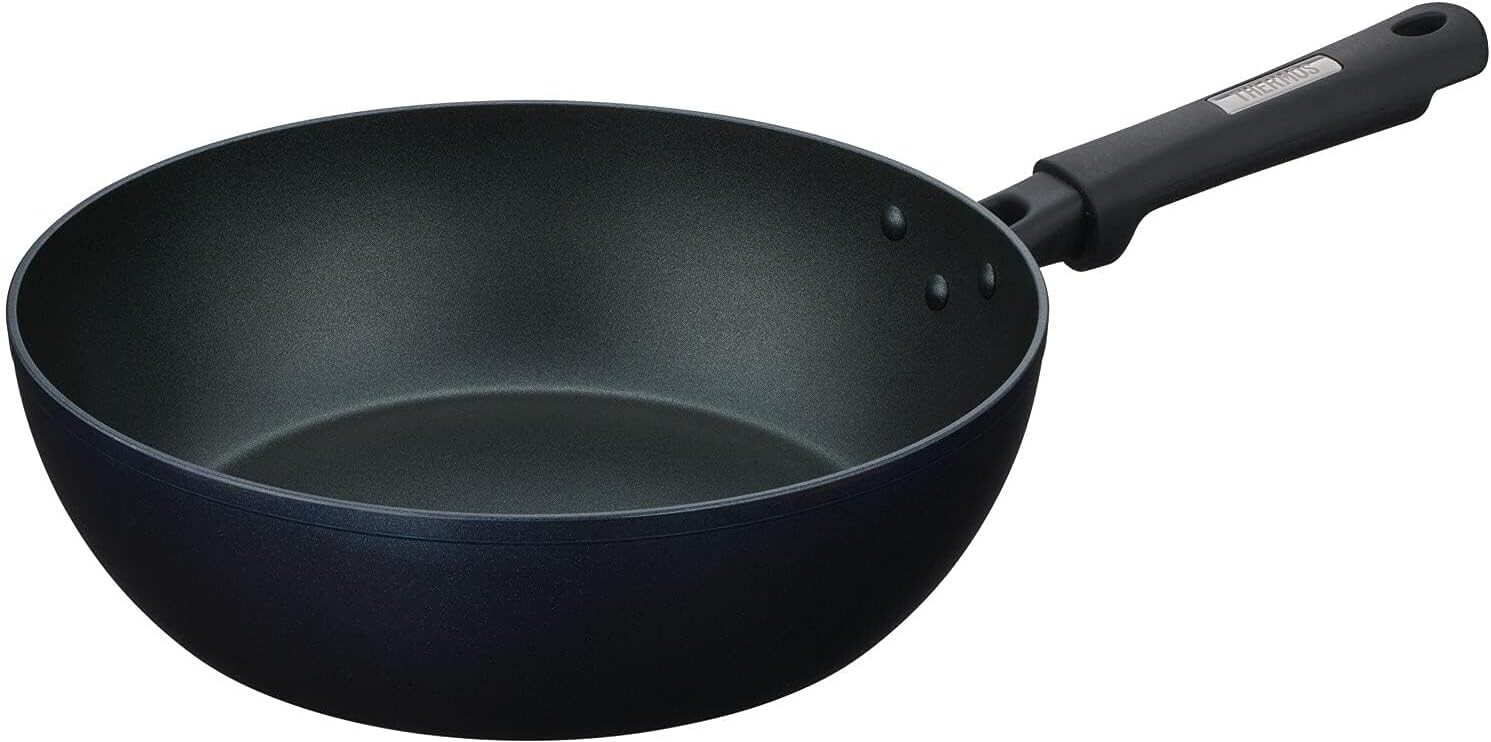

Термос KFC-028D MDB Plasma Super Hard Coat, кастрюля для жарки, 11,0 дюймов (28 см), индукционная совместимость, темно-синий THERMOS, Midnight Blue
