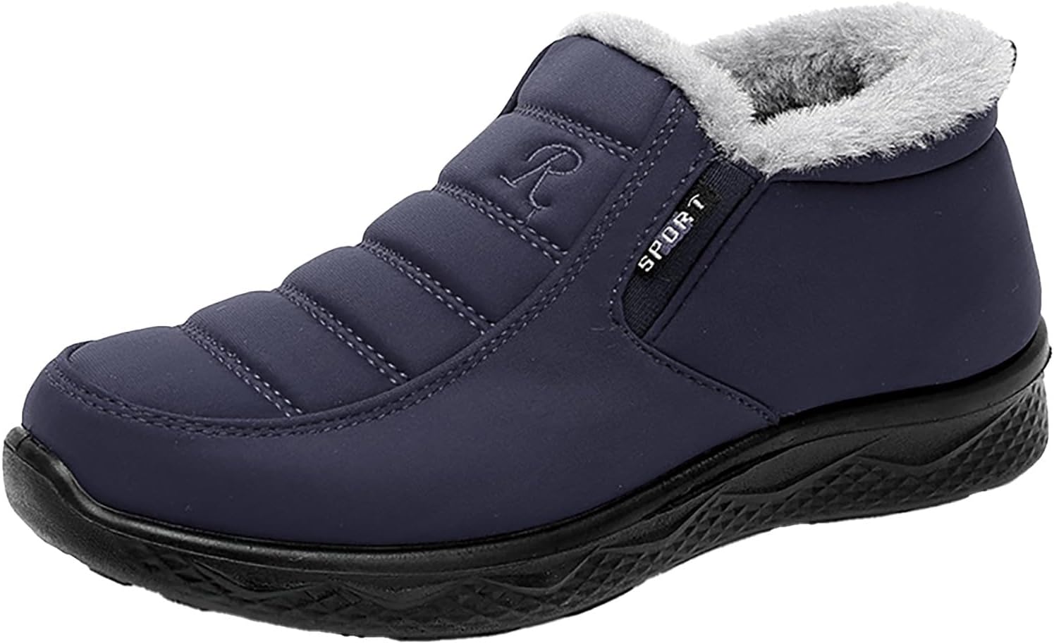 

Мужские и женские зимние ботинки для снега, зимние ботинки для женщин и мужчин, платформенные модные кроссовки Generic, синий