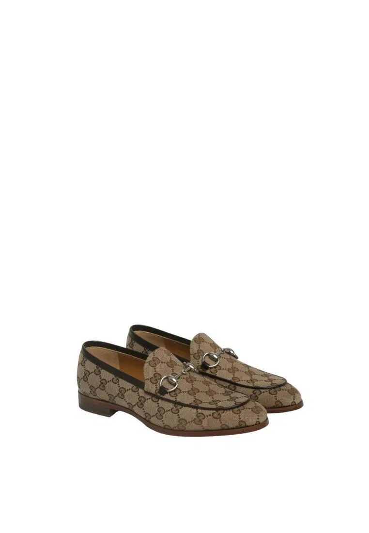 Лоферы из канвы GG Supreme, Gucci, бежевый — фото 3