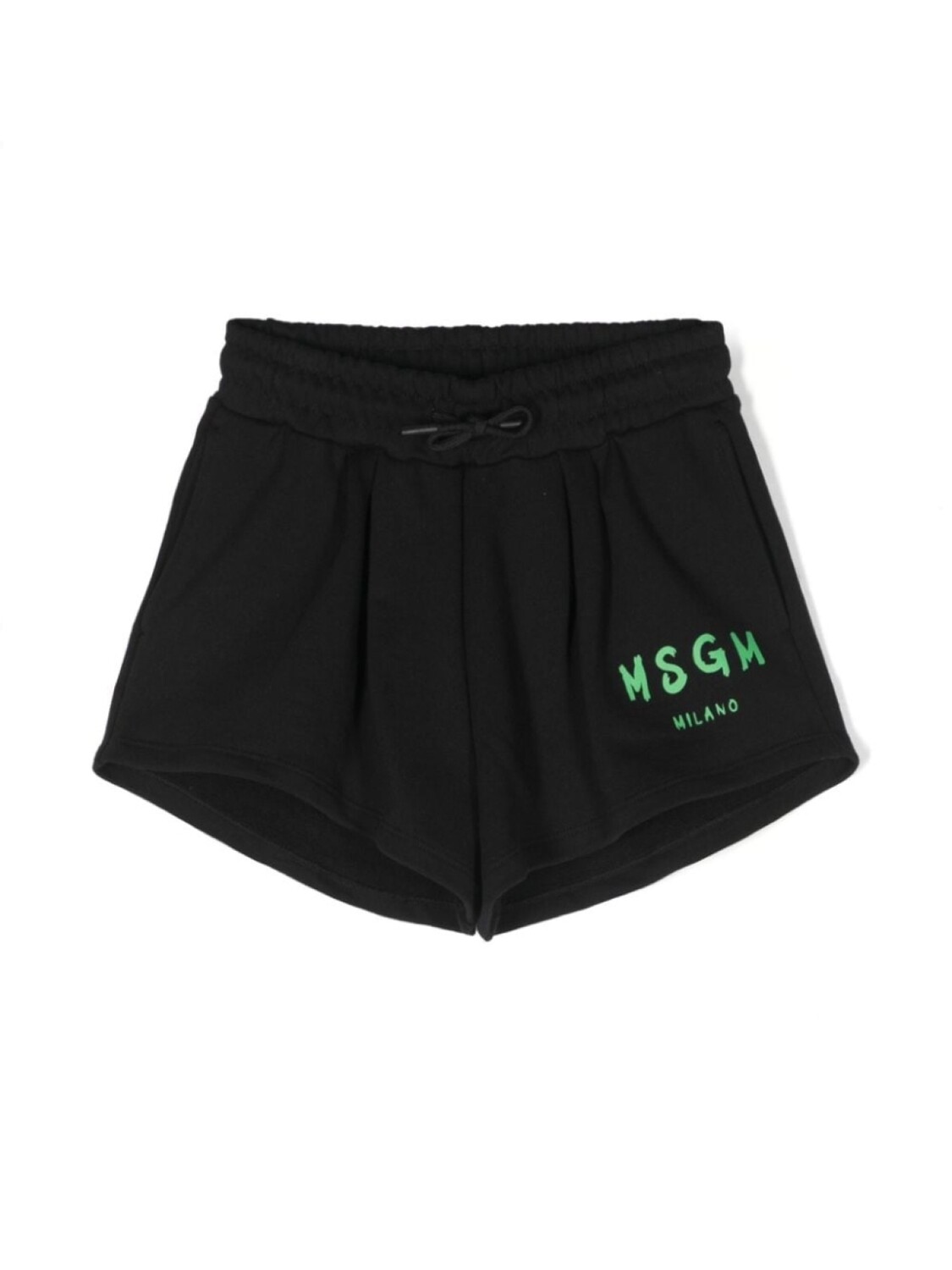 

MSGM Kids спортивные шорты с логотипом, черный