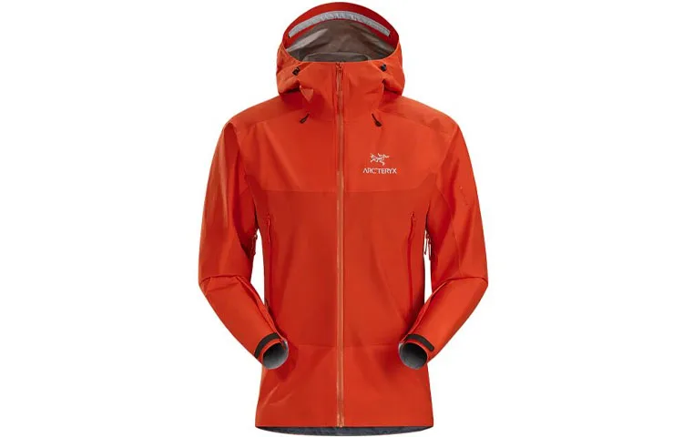 Ветровка Arc'teryx BETA SL мужская, водонепроницаемая, ветрозащитная и устойчивая к истиранию, Multidimensional Red/Hyperspace