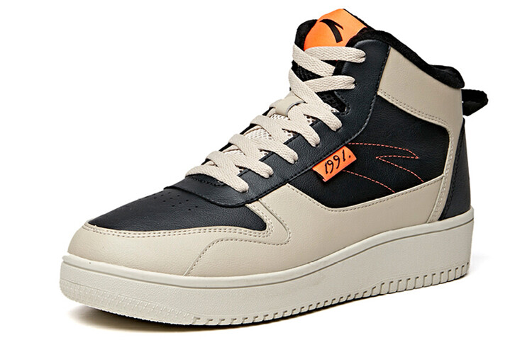 Мужские кроссовки для скейтбординга Life Collection с высоким берцем, черные/серые второй степени Anta — фото 2