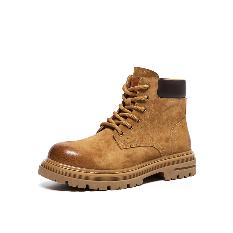 Lee Cooper Короткие мартинсы 4,3 см мужские хаки зелёные, цвет Khaki Green — фото 3