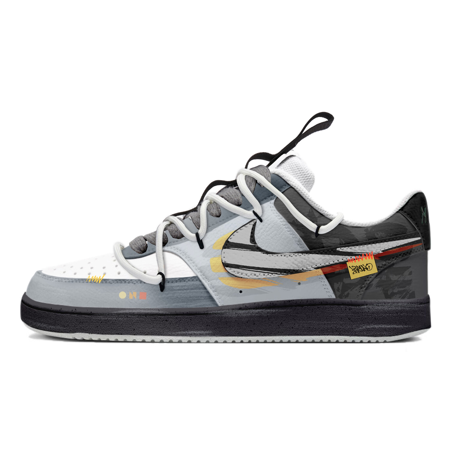 

Кроссовки Nike Court Vision 1 Skateboarding Shoes Men Low-top Blue/black, синий