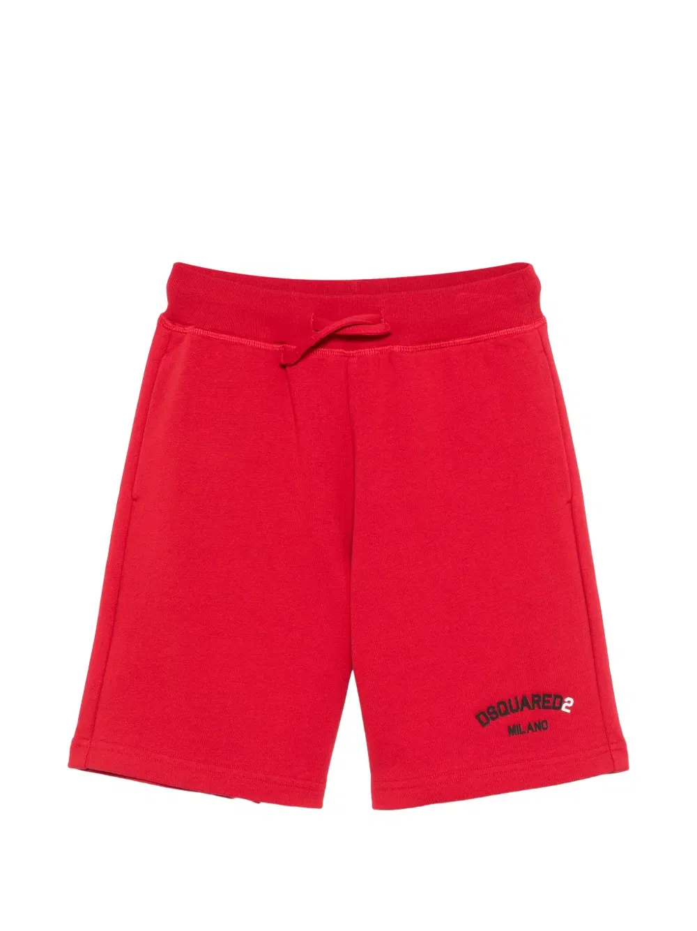 Шорты с логотипом и завязками Dsquared2 Kids, красный