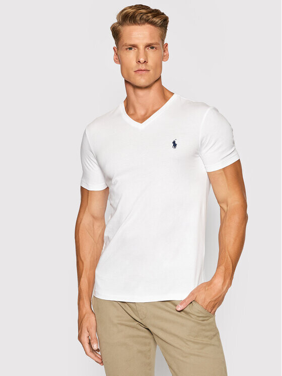 

Футболка узкого кроя Polo Ralph Lauren, белый