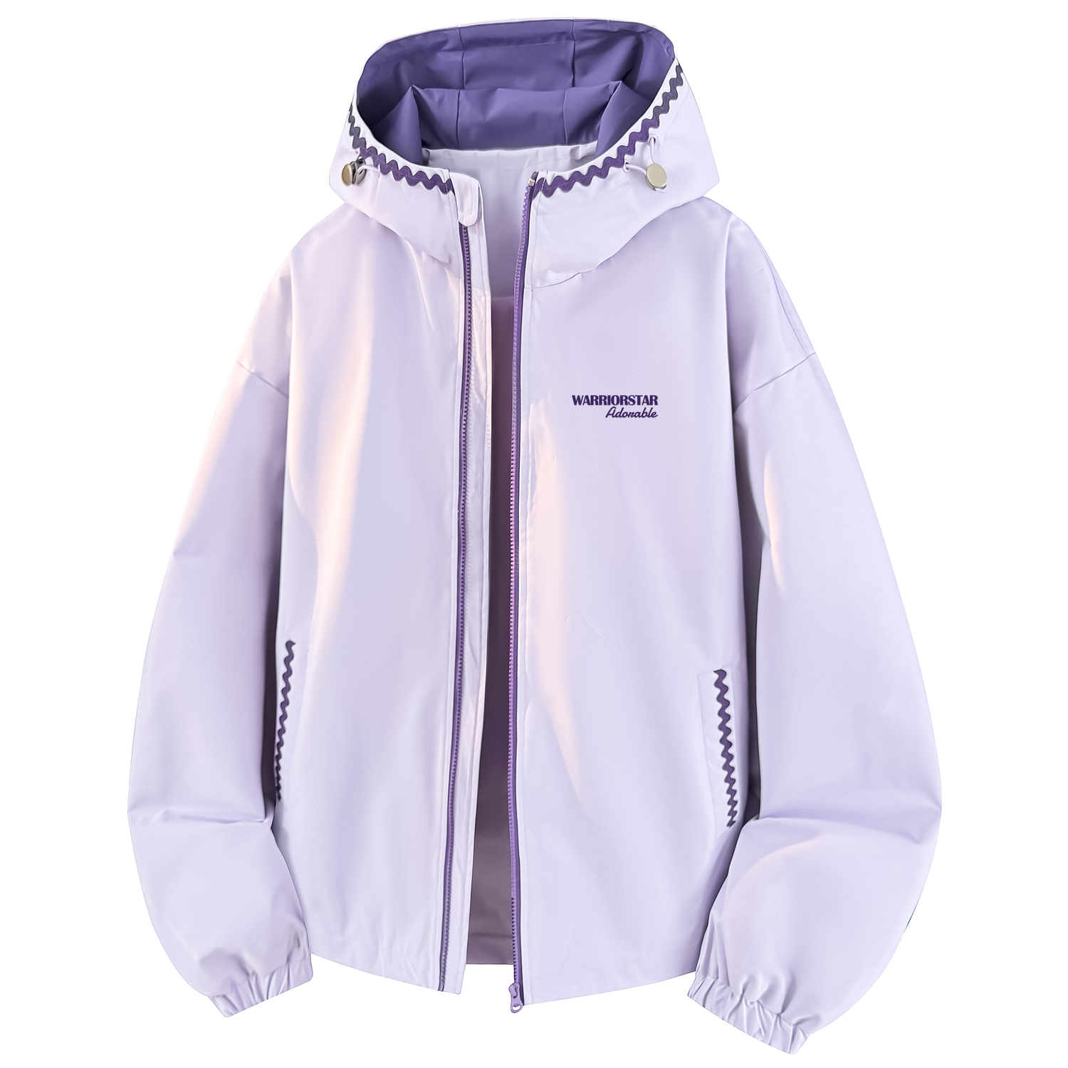 

Куртка женская с капюшоном Moderate WARRIOR, светло-фиолетовый