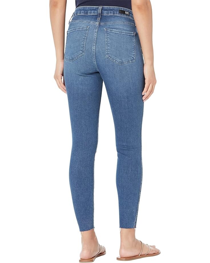 

Джинсы KUT from the Kloth Connie High-Rise Fab Ab Ankle Skinny in Instigator, цвет Instigator