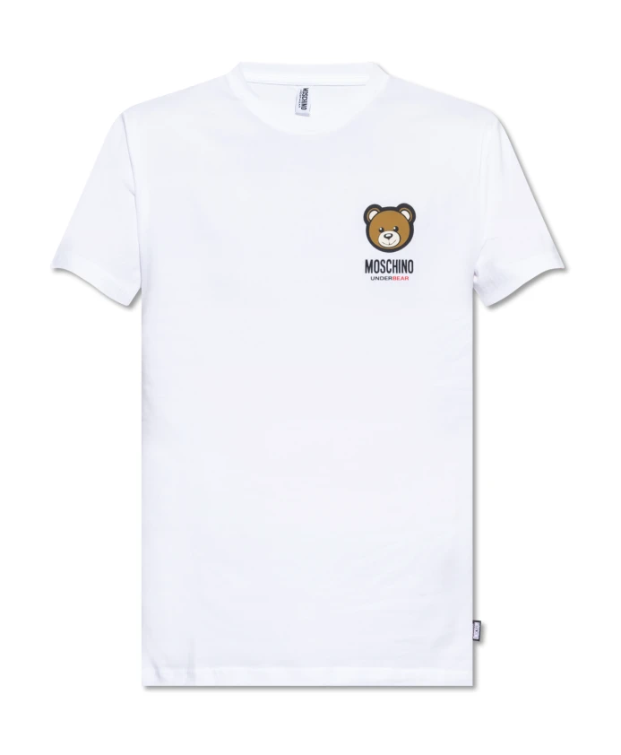 

Футболка с логотипом Moschino, белый