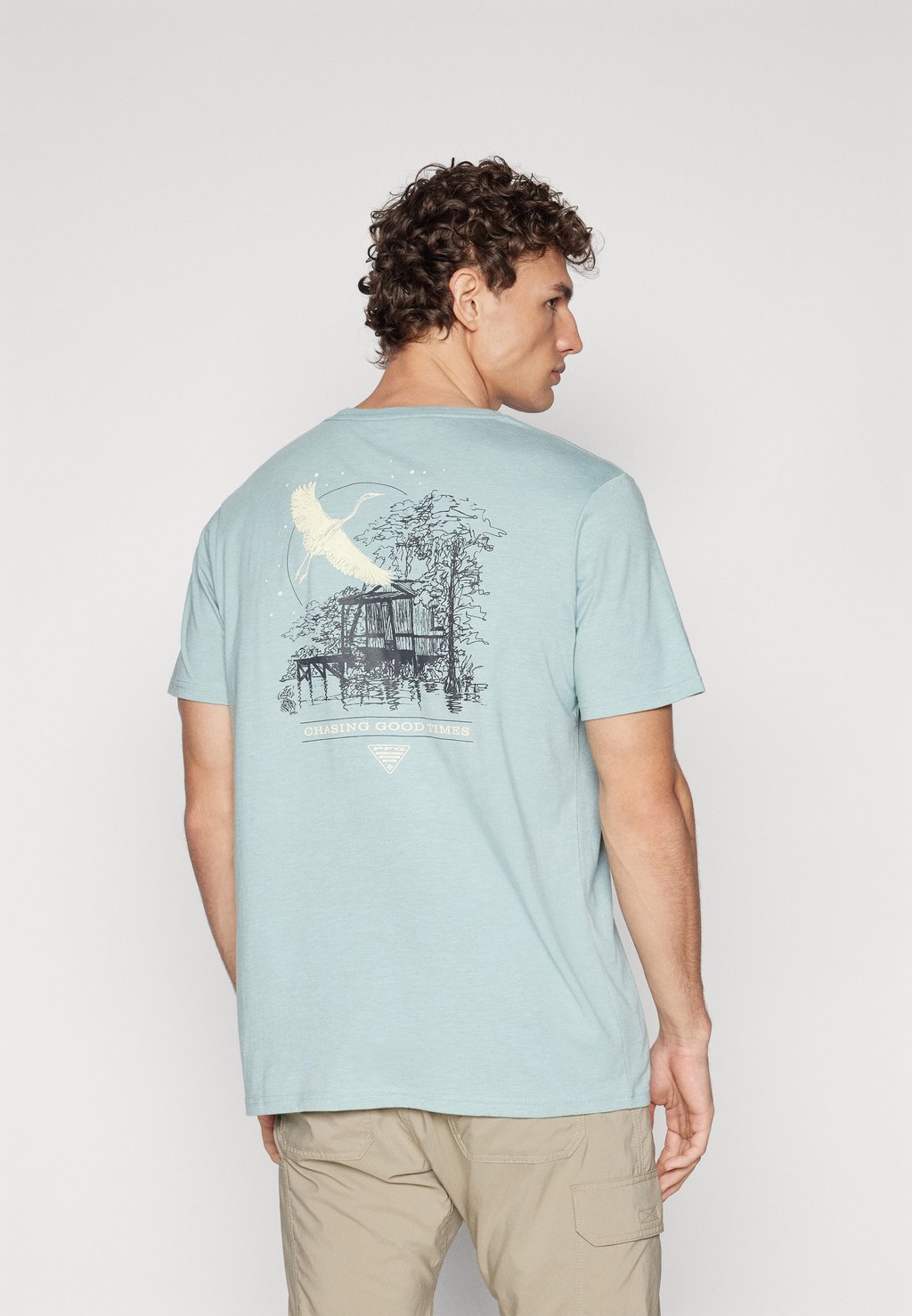 

Спортивная футболка PFG UNCHARTED GRAPHIC TEE Columbia, синий