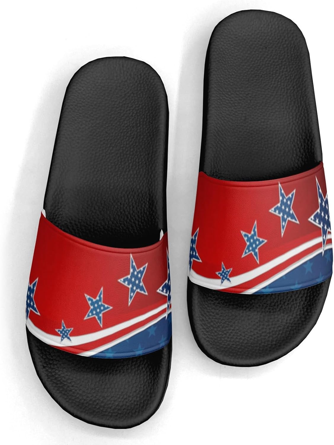 

Шлепанцы с дизайном американского флага для женщин и мужчин Generic, 4th of July American Flag Custom 6